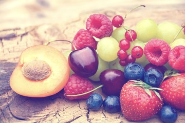 mixed fruits - Sommerfrüchte - Obst