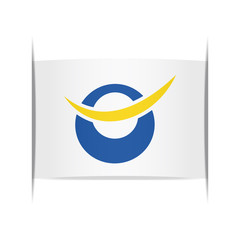 Flag of Date (Fukushima Prefecture, Japan).