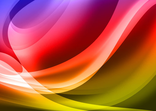 Abstract Background wavy shape