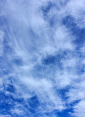 white cloud on blue sky
