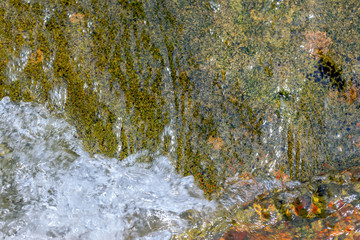 Bright colored stones from bottom of sea