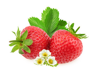 Strawberry isolated on white background