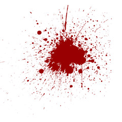 Vector splatter red color background. vector design