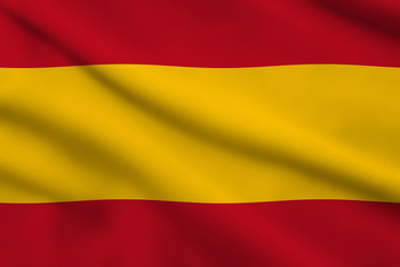 Waving Flag of Spain