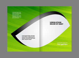 Bi-fold technology Style Brochure Layout Design Template
