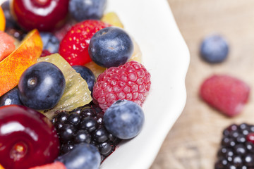 Obst im Schälchen
