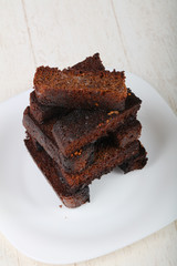Snack - black garlic bread