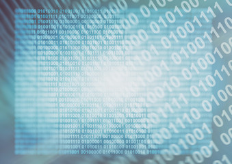 Naklejka premium Binary abstract background.