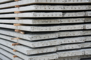  group of concrete panels at site 