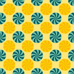 Colorful candy background, Seamless colorful pattern with abstract candies