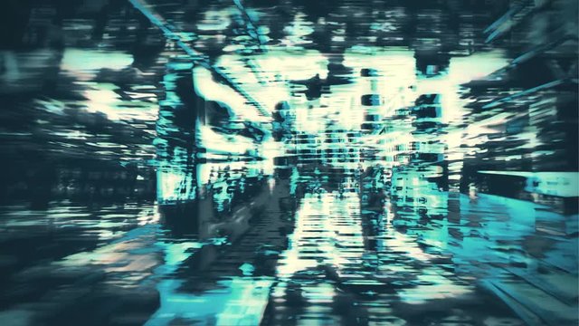 Data Storm 0613: Traveling through a maze of chaotic data (Loop).