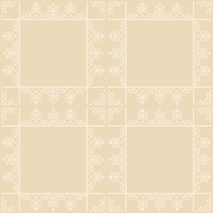 light decorative seamless pattern with squares - vector backgrou