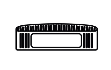 speaker player isolated icon design