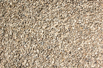 background of gravel rubble fractions 5-20