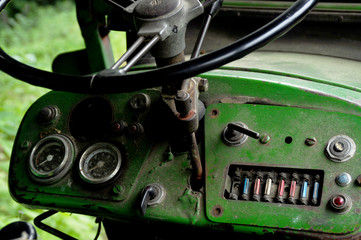 Obraz premium Cockpit Alter Traktor