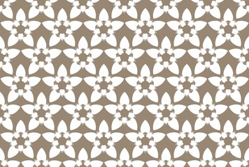 Vintage Abstract geometric star pattern ornament. Vector background for cards, web, fabric, textures, wallpapers, tile, mosaic. Black color