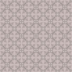 Vintage Abstract floral classic pattern ornament. Vector background for cards, web, fabric, textures, wallpapers, tile, mosaic. Taupe color