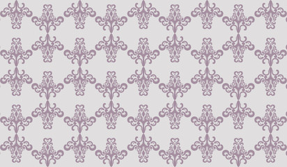Vintage Acanthus leaves pattern ornament background. Abstract Floral ornament pattern background. Vintage black and white pattern