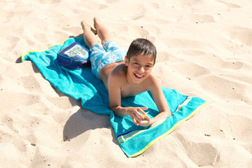 boy at the beach © verkoka