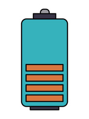 battery level isolated icon design