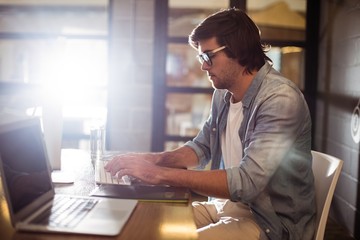 Man working in creative office