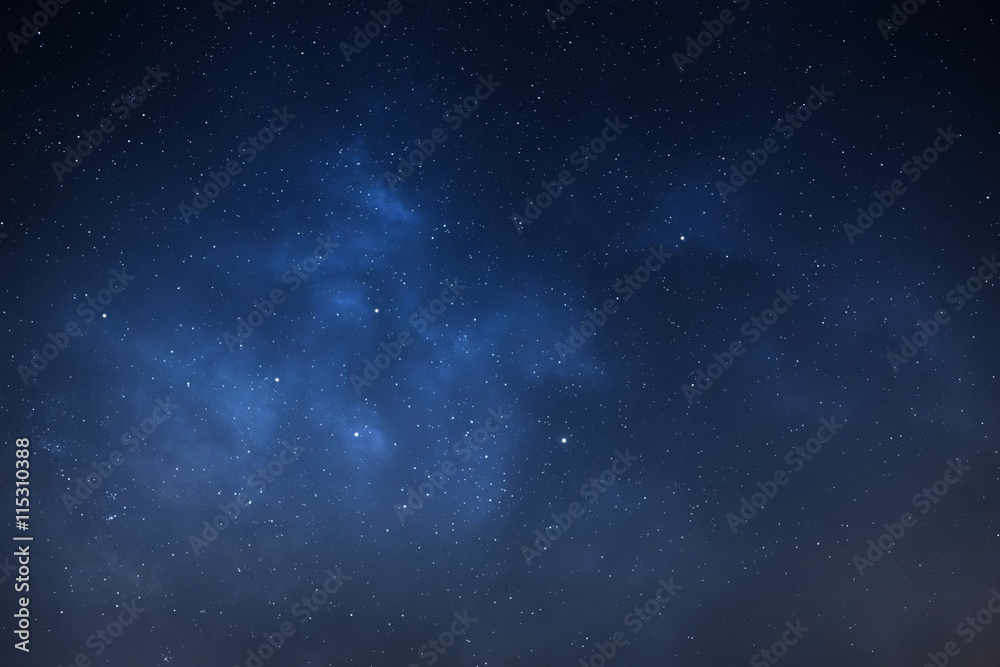 Wall mural night sky - universe filled with stars, nebula and galaxy