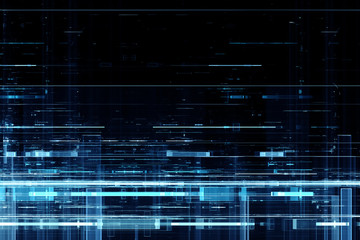 Abstract futuristic matrix like pattern background