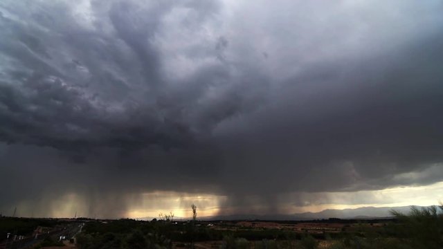 Tormenta con rayos