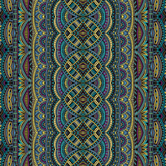 Abstract tribal ethnic seamless pattern
