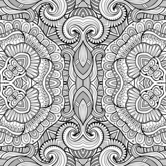 Abstract vector decorative ethnic seamless pattern