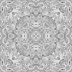 Abstract vector decorative ethnic seamless pattern