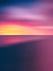 Vertical vivid pale sunset abstraction - 115313982