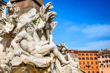  Piazza Navona, Rome in Italy © ecstk22