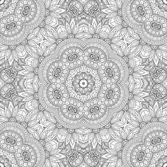 Vector Seamless Abstract Tribal Pattern