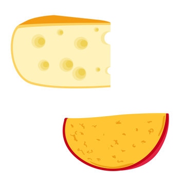 Vector illustration of cheese