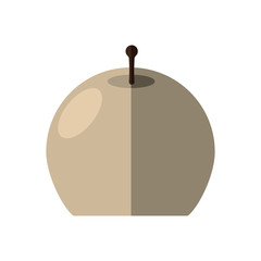 Light concept represented by candle icon. Isolated and flat illustration 