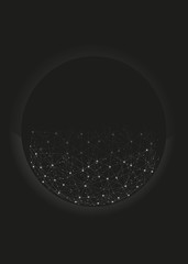 Abstract black world background for business