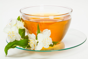 A cup of a jasmine tea