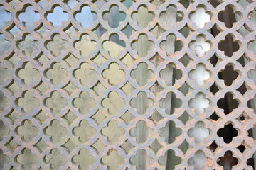 metall Gitter blumenform