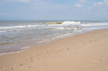 Strand an der niederländischen Nordseeküste
