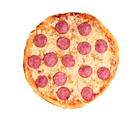 Hot Homemade Pepperoni Pizza