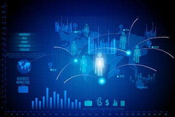 Business Financial Graph Chart Diagram