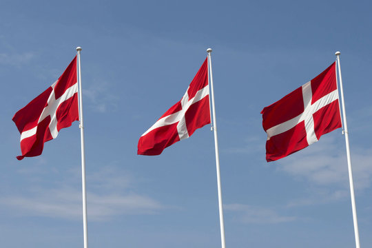 D&auml;nische Flaggen