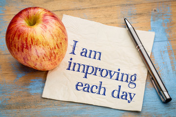 I am improving each day