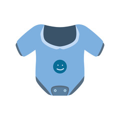 Baby concept represented by cloth icon. Isolated and flat illustration 