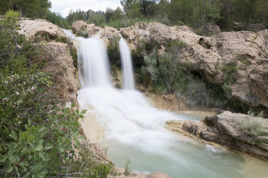 Las Chorreras, saltos de agua del río Cabriel.