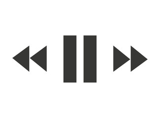 player buttons isolated icon design