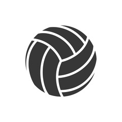 Sport concept represented by Volleyball icon. Isolated and flat illustration 