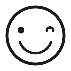 happy face emoticon isolated icon design