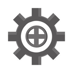 cog wheel industry icon , isolated vector illustration